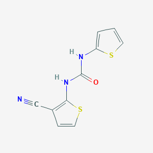 molecular formula C10H7N3OS2 B2894647 1-(3-Cyanothiophen-2-yl)-3-(thiophen-2-yl)urea CAS No. 1207002-07-0