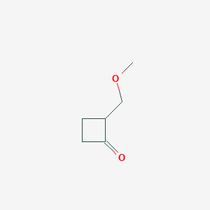 molecular formula C6H10O2 B2894649 2-(Methoxymethyl)cyclobutan-1-one CAS No. 1935596-52-3