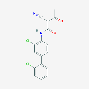 molecular formula C17H12Cl2N2O2 B2894656 Cyanohydroxybutenamide, 17 CAS No. 2416243-24-6
