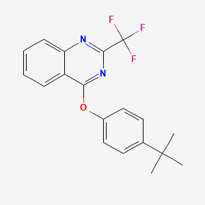 4-(4-Tert-butylphenoxy)-2-(trifluoromethyl)quinazoline