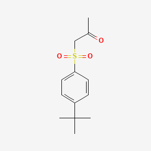 molecular formula C13H18O3S B2894715 1-((4-(Tert-butyl)phenyl)sulfonyl)propan-2-one CAS No. 1018301-96-6