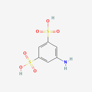 molecular formula C6H7NO6S2 B2894718 5-Amino-1,3-benzenedissulfonic acid CAS No. 5294-05-3