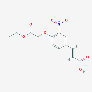 (2E)-3-[4-(2-ethoxy-2-oxoethoxy)-3-nitrophenyl]acrylic acid