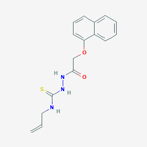 1-(2-(1-Naphthyloxy)acetyl)-4-(prop-2-enyl)thiosemicarbazide