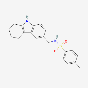 4-methyl-N-((2,3,4,9-tetrahydro-1H-carbazol-6-yl)methyl)benzenesulfonamide