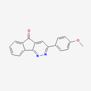 molecular formula C18H12N2O2 B2894749 3-(4-Methoxyphenyl)-5H-indeno[1,2-c]pyridazin-5-one 