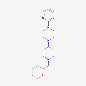 molecular formula C20H32N4O B2894785 1-{1-[(oxan-2-yl)methyl]piperidin-4-yl}-4-(pyridin-2-yl)piperazine CAS No. 2034611-17-9