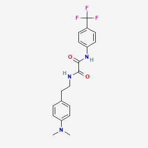 molecular formula C19H20F3N3O2 B2894804 N1-(4-(dimethylamino)phenethyl)-N2-(4-(trifluoromethyl)phenyl)oxalamide CAS No. 953951-59-2