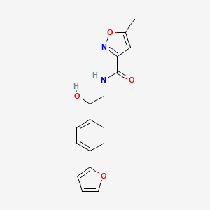 N-{2-[4-(furan-2-yl)phenyl]-2-hydroxyethyl}-5-methyl-1,2-oxazole-3-carboxamide