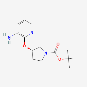 (S)-tert-Butyl 3-(3-aminopyridin-2-yloxy)pyrrolidine-1-carboxylate