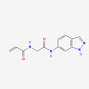 N-[2-(1H-Indazol-6-ylamino)-2-oxoethyl]prop-2-enamide