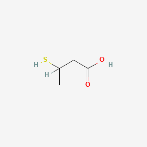 molecular formula C4H8O2S B2894818 Butanoic acid, 3-mercapto- CAS No. 26473-49-4