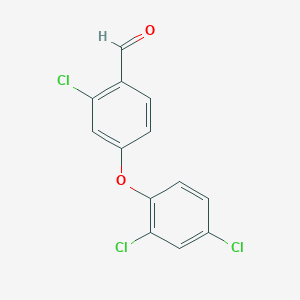4-(2,4-Dichlorophenoxy)-2-chlorobenzaldehyde