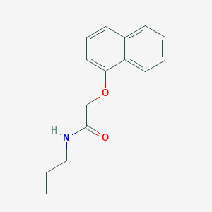 molecular formula C15H15NO2 B2895103 N-allyl-2-(naphthalen-1-yloxy)acetamide CAS No. 391229-06-4