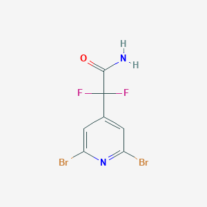 2-(2,6-Dibromopyridin-4-yl)-2,2-difluoroacetamide