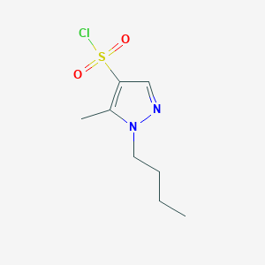 molecular formula C8H13ClN2O2S B2895416 1-butyl-5-methyl-1H-pyrazole-4-sulfonyl chloride CAS No. 1006454-04-1