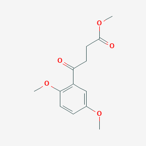 molecular formula C13H16O5 B2895428 Methyl 4-(2,5-dimethoxyphenyl)-4-oxobutanoate CAS No. 1086-77-7