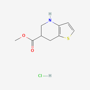 Methyl 4,5,6,7-tetrahydrothieno[3,2-b]pyridine-6-carboxylate;hydrochloride