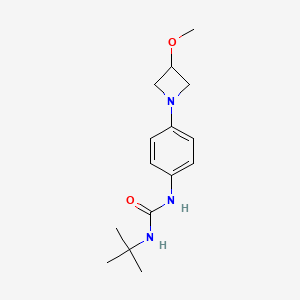 1-(Tert-butyl)-3-(4-(3-methoxyazetidin-1-yl)phenyl)urea