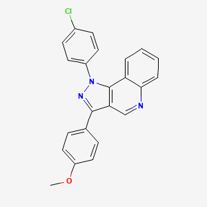 1-(4-chlorophenyl)-3-(4-methoxyphenyl)-1H-pyrazolo[4,3-c]quinoline