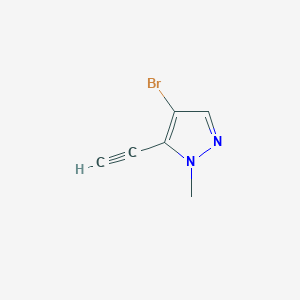 4-Bromo-5-ethynyl-1-methylpyrazole