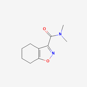 molecular formula C10H14N2O2 B2895566 N,N-Dimethyl-4,5,6,7-tetrahydro-1,2-benzoxazole-3-carboxamide CAS No. 2325274-34-6