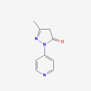 3-methyl-1-(pyridin-4-yl)-4,5-dihydro-1H-pyrazol-5-one