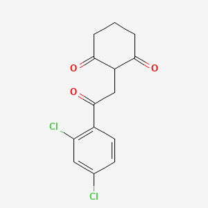 molecular formula C14H12Cl2O3 B2895646 2-[2-(2,4-dichlorophenyl)-2-oxoethyl]cyclohexane-1,3-dione CAS No. 339105-96-3