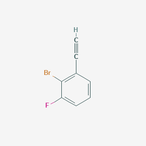 molecular formula C8H4BrF B2895673 2-Bromo-3-fluorophenylacetylene CAS No. 1855543-30-4