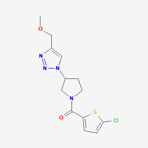1-[1-(5-chlorothiophene-2-carbonyl)pyrrolidin-3-yl]-4-(methoxymethyl)-1H-1,2,3-triazole