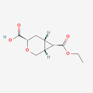 (1R,4S,6S,7S)-7-Ethoxycarbonyl-3-oxabicyclo[4.1.0]heptane-4-carboxylic acid