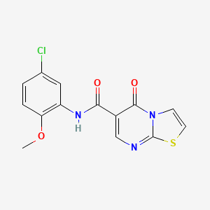 N-(5-chloro-2-methoxyphenyl)-5-oxo-5H-thiazolo[3,2-a]pyrimidine-6-carboxamide