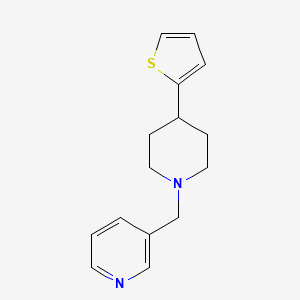 3-((4-(Thiophen-2-yl)piperidin-1-yl)methyl)pyridine