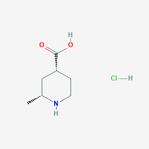 Rac-(2r,4r)-2-methylpiperidine-4-carboxylic acid hydrochloride