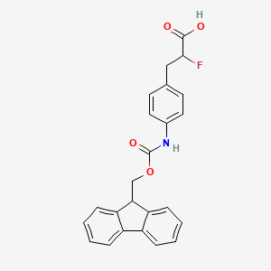 3-[4-(9H-Fluoren-9-ylmethoxycarbonylamino)phenyl]-2-fluoropropanoic acid