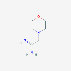 4-Morpholineethanimidamide