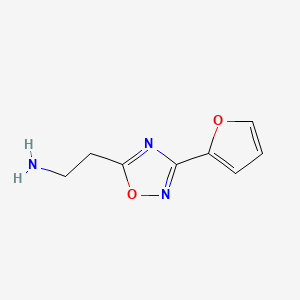 2-[3-(Furan-2-yl)-1,2,4-oxadiazol-5-yl]ethanamine