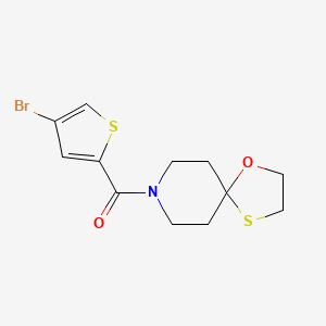 (4-Bromothiophen-2-yl)(1-oxa-4-thia-8-azaspiro[4.5]decan-8-yl)methanone