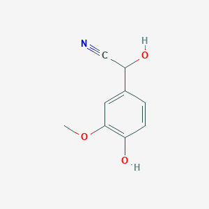 Hydroxy(4-hydroxy-3-methoxyphenyl)acetonitrile