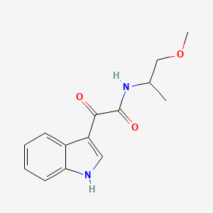 2-(1H-indol-3-yl)-N-(1-methoxypropan-2-yl)-2-oxoacetamide