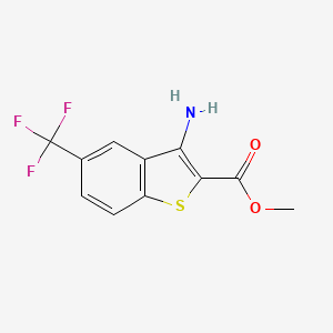 Methyl 3-Amino-5-(trifluoromethyl)benzothiophene-2-carboxylate