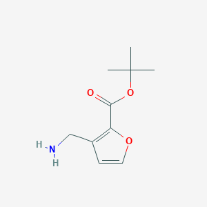 molecular formula C10H15NO3 B2895844 Tert-butyl 3-(aminomethyl)furan-2-carboxylate CAS No. 2248268-46-2