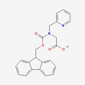molecular formula C23H20N2O4 B2895959 N-Fmoc-N-(2-pyridinylmethyl)-glycine CAS No. 258332-50-2
