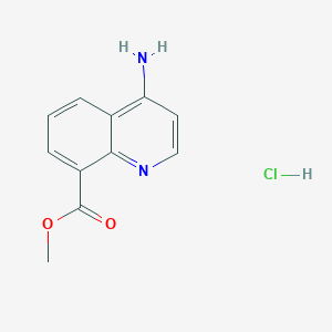 Methyl 4-aminoquinoline-8-carboxylate hydrochloride