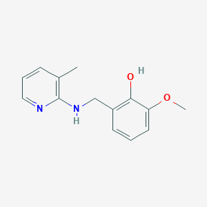 2-Methoxy-6-{[(3-methyl-2-pyridinyl)amino]methyl}benzenol
