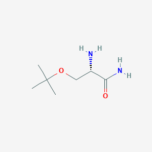 molecular formula C7H16N2O2 B2896057 H-Ser(tBu)-NH2 CAS No. 323587-47-9