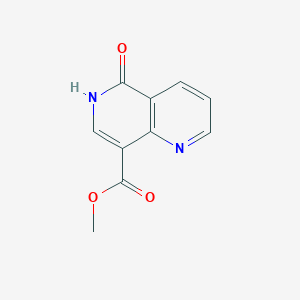 molecular formula C10H8N2O3 B2896060 methyl5-oxo-5,6-dihydro-1,6-naphthyridine-8-carboxylate CAS No. 2460750-69-8