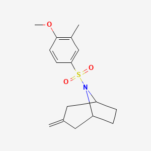 (1R,5S)-8-((4-methoxy-3-methylphenyl)sulfonyl)-3-methylene-8-azabicyclo[3.2.1]octane