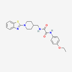 B2896106 N1-((1-(benzo[d]thiazol-2-yl)piperidin-4-yl)methyl)-N2-(4-ethoxyphenyl)oxalamide CAS No. 1797591-51-5