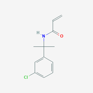 molecular formula C12H14ClNO B2896274 N-[2-(3-Chlorophenyl)propan-2-yl]prop-2-enamide CAS No. 2305385-03-7